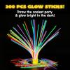 imageJOYIN 300 Pack Glow Sticks 100ct 22 Necklaces and 200 Pcs 8quot Glow Sticks Bulk with 300 Pcs Connectors Bright in The Dark Party Supplies Neon Light Up Halloween Party Favors