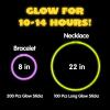 imageJOYIN 300 Pack Glow Sticks 100ct 22 Necklaces and 200 Pcs 8quot Glow Sticks Bulk with 300 Pcs Connectors Bright in The Dark Party Supplies Neon Light Up Halloween Party Favors