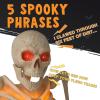 imageJOYIN 34Ft Halloween Groundbreaker Skeleton Decor Outdoor Light Up Animated Giant Skeleton Graveyard Halloween Decor Outside with IR Sensor Spooky Voice Scary Haunted House Props Lawn Yard Patio