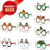 imageJOYIN 36 Pack Christmas Frame Costume Eyeglasses Assorted Designs for Christmas Party Supplies Photo Booth and Party Favors One Size Fits All