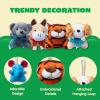 imageJOYIN 36 Pack Mini Animal Plush Toy Assortment 36 Units 3quot EachBulk Stuffed Animals Party Favors for Kids Small Animals Plush Keychain Decoration Carnival Prizes Halloween Party Favors