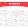 imageJOYIN 36 Pcs Christmas Coloring Books Bulk for Kids Mini Coloring Booklets in 9 Covers with 10 Characters for Christmas Party Favor Supplies Stockings Gifts Goodie Bags Stuffer Filler