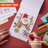 imageJOYIN 36 Pcs Christmas Coloring Books Bulk for Kids Mini Coloring Booklets in 9 Covers with 10 Characters for Christmas Party Favor Supplies Stockings Gifts Goodie Bags Stuffer Filler