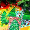 imageJOYIN 36 Pcs Christmas Makeaface Sticker Sheets Make Your Own Xmas Characters Mix and Match Sticker with Full Body Design Reindeer Snowman Elf for Kids Party Favor Art Craft Classroom ActivitiesTree stickers