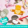 imageJOYIN 36 Pcs Valentines Day Gifts Cards with Animal DesignsValentines Greeting Cards Candy Holder Cards for Kids Valentine Classroom Exchange Cards Party Favors Cards only