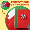imageJOYIN 36 Sheets Christmas Tissue Paper Red Green ampamp White 20x20 Inch Wrapping Paper for Gift Wrapping DIY Crafts ampamp Holiday Decorations