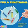 imageJOYIN 36pk Retractable Syringe Pens Bulk Party Favors Fun Nurse Pens Multi Color Novelty Nursing School Supplies Halloween Party Favors36 Count Pack of 1
