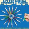 imageJOYIN 36pk Retractable Syringe Pens Bulk Party Favors Fun Nurse Pens Multi Color Novelty Nursing School Supplies Halloween Party Favors36 Count Pack of 1