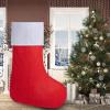 imageJOYIN 38quot Jumbo Christmas Stocking Personalized Extra Large Xmas Stockings Felt Giant Soft Red Christmas Decor for Kids Adults Family Xmas Party Decorations Gifts54 inch