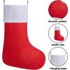 imageJOYIN 38quot Jumbo Christmas Stocking Personalized Extra Large Xmas Stockings Felt Giant Soft Red Christmas Decor for Kids Adults Family Xmas Party Decorations Gifts54 inch