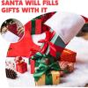 imageJOYIN 38quot Jumbo Christmas Stocking Personalized Extra Large Xmas Stockings Felt Giant Soft Red Christmas Decor for Kids Adults Family Xmas Party Decorations Gifts43 inch