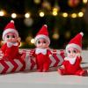 imageJOYIN 3PCS Christmas Red Tiny Elf Doll Soft Plush Toy for Xmas Decor Gift Accessories and Props Christmas Party Decoration and Stocking Stuffers