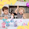imageJOYIN 3Pack Slime Party Favors Cloudfin Manta Ray Bubblegum Unicorn Strawberry Milk Cow 8 oz Soft NonSticky MessFree Slime Bulk Toys for Kids Boys and Girls Birthday Gifts