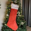 imageJOYIN 4 Packs 38quot Jumbo Christmas Stockings Giant Christmas Felt Large Hanging Red and White Stocking for Party Decorations Xmas Holiday Tree Decor
