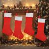 imageJOYIN 4 Packs 38quot Jumbo Christmas Stockings Giant Christmas Felt Large Hanging Red and White Stocking for Party Decorations Xmas Holiday Tree Decor