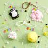 imageJOYIN 4 Pcs Animal Taba Toys Ultra Soft Colorful Fufu Toys Chick Taba Squeeze Toys for Adults Kids