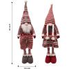 imageJOYIN 40quot Christmas Gnome Standing Couple Decoration Knitting Style with Long Retractable Legs Tomte Nordic Gnomes Christmas Indoor Decor Xmas DecorHome DecorationsPattern