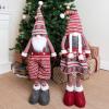 imageJOYIN 40quot Christmas Gnome Standing Couple Decoration Knitting Style with Long Retractable Legs Tomte Nordic Gnomes Christmas Indoor Decor Xmas DecorHome DecorationsPattern