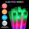 imageJOYIN 42 PCS LED Light Up Foam Sticks Glow Sticks Party Favors Bulk with 3 Modes Color Flashing Glow Party Supplies for Halloween Spooky Celebrations Wedding Camping Birthday Raves Carnival
