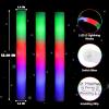imageJOYIN 42 PCS LED Light Up Foam Sticks Glow Sticks Party Favors Bulk with 3 Modes Color Flashing Glow Party Supplies for Halloween Spooky Celebrations Wedding Camping Birthday Raves Carnival