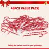 imageJOYIN 48 Pcs Christmas Candy Cane Ball Point Pens Snowman Umbrella Pens for Xmas Holiday Stationery Supplies Party Gift