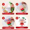 imageJOYIN 48 Pcs Christmas Make A Face Sticker Sheets Make Your Characters with Santa Santa Gnome Reindeer Snowman Gifts for Kids School Activities Party Favor Supplies Xmas Craft