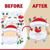 imageJOYIN 48 Pcs Christmas Make A Face Sticker Sheets Make Your Characters with Santa Santa Gnome Reindeer Snowman Polar Bear Presents for Kids School Activities Party Favor Supplies Xmas Craft