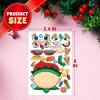 imageJOYIN 48 Pcs Christmas Make A Face Sticker Sheets Make Your Characters with Santa Santa Gnome Reindeer Snowman Polar Bear Presents for Kids School Activities Party Favor Supplies Xmas Craft