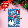 imageJOYIN 48 Pcs Christmas Makeaface Sticker Sheets Make Your Own Characters Mix and Match Sticker Sheets with Santa Santa Reindeer Gingerbread Snowman and Elf Kids Party Favor Supplies Xmas Craft