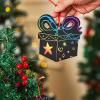 imageJOYIN 48 Pcs Christmas Scratch Art Ornaments Rainbow Color Scratch Paper in Front Side ampamp Coloring Card in Back Side Scratch Off Kids Party Favors Supplies Holiday DIY Art Craft Kit Activities Gifts