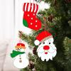 imageJOYIN 48 Pcs Christmas Scratch Art Ornaments Rainbow Color Scratch Paper in Front Side ampamp Coloring Card in Back Side Scratch Off Kids Party Favors Supplies Holiday DIY Art Craft Kit Activities Gifts