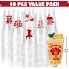 imageJOYIN 48 Pcs Red Class of 2025 Graduation Party decorations Cups 16 Oz Disposable Plastic Cups Grad Decor Party Supplies with 24 Fun Designs for College ampamp High School CelebrationsRed