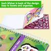 imageJOYIN 4Pack Crafts for Kids Sticker Paint Book Gift Party Favor  Paint by Stickers Numbers for Kids Traveling  Safari Unicorn Dog Sea Animals