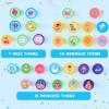 imageJOYIN 50 Pcs Animal Stamps for Kids with 50 Different Designs FarmSea AnimalsStamps for Crafting Prize Box Toys for Classroom Kids Party Favor Goodie Bag Halloween ChristmasFairyTale