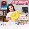 imageJOYIN 50 Pcs Animal Stamps for Kids with 50 Different Designs FarmSea AnimalsStamps for Crafting Prize Box Toys for Classroom Kids Party Favor Goodie Bag Halloween ChristmasAssorted