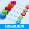 imageJOYIN 50 Pcs Animal Stamps for Kids with 50 Different Designs FarmSea AnimalsStamps for Crafting Prize Box Toys for Classroom Kids Party Favor Goodie Bag Halloween ChristmasAnimal