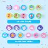 imageJOYIN 50 Pcs Animal Stamps for Kids with 50 Different Designs FarmSea AnimalsStamps for Crafting Prize Box Toys for Classroom Kids Party Favor Goodie Bag Halloween ChristmasFairyTale