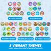 imageJOYIN 50 Pcs Animal Stamps for Kids with 50 Different Designs FarmSea AnimalsStamps for Crafting Prize Box Toys for Classroom Kids Party Favor Goodie Bag Halloween ChristmasAnimal