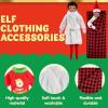 imageJOYIN 6 PCS Christmas Doll Clothes Christmas Doll Sleeping Bag Apron Bathrobes and Hat for Holiday Outfits Accessories Decorations