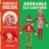 imageJOYIN 6 PCS Christmas Doll Clothes Christmas Doll Sleeping Bag Apron Bathrobes and Hat for Holiday Outfits Accessories Decorations