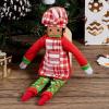 imageJOYIN 6 PCS Christmas Doll Clothes Christmas Doll Sleeping Bag Apron Bathrobes and Hat for Holiday Outfits Accessories Decorations