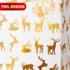 imageJOYIN 6 PCS Christmas Foil Gold Present Bags with Tissue Papers 8quot x45quot x105quot Xmas Holiday Paper Bags 6 Winter Prints Designs for Gifts Party Supplies Decor Xmas Goody Treat Candy Wrapping