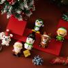 imageJOYIN 6 Pack Christmas Themed Squeeze Toys Slow Rising Stress Relief Super Soft Kawaii Cute Christmas Friends Characters Toys for Boys Girls