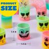 imageJOYIN 60 Pcs Spring Rainbow Party Favor Mini Plastic Coil Spring Toy Fidget Stress Coil Mini Springs Bulk Toys for Carnival Prize Birthday Halloween Goodie Bag Stuffers