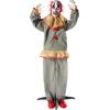 imageJOYIN 60quot Halloween Animatronic Standing Clown Animated Decoration Outdoor with LightUp Eyes Moving Arms and Head for Haunted House Lawn Yard Decor