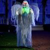 imageJOYIN 67quot Halloween Decorations Outdoor Scary Animatronics Clown Decor Clearance with LED Eyes and Creepy Sound Life Size Animated for Haunted House Lawn Yard PatioScythe Grim Reaper
