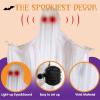 imageJOYIN 67quot Halloween Decorations Outdoor Scary Animatronics Clown Decor Clearance with LED Eyes and Creepy Sound Life Size Animated for Haunted House Lawn Yard PatioGhost