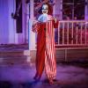 imageJOYIN 67quot Halloween Decorations Outdoor Scary Animatronics Clown Decor Clearance with LED Eyes and Creepy Sound Life Size Animated for Haunted House Lawn Yard PatioClown