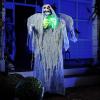 imageJOYIN 67quot Halloween Decorations Outdoor Scary Animatronics Clown Decor Clearance with LED Eyes and Creepy Sound Life Size Animated for Haunted House Lawn Yard PatioScythe Grim Reaper