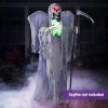 imageJOYIN 67quot Halloween Decorations Outdoor Scary Animatronics Clown Decor Clearance with LED Eyes and Creepy Sound Life Size Animated for Haunted House Lawn Yard PatioScythe Grim Reaper